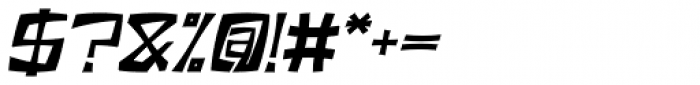 Grumpfh Bold Italic Font OTHER CHARS