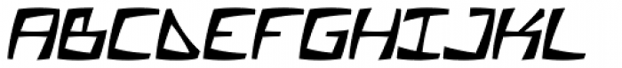 Grumpfh Bold Italic Font LOWERCASE