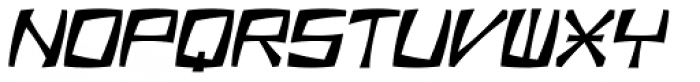 Grumpfh Bold Italic Font LOWERCASE