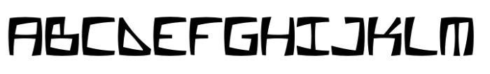 Grumpfh Regular Bold Font UPPERCASE