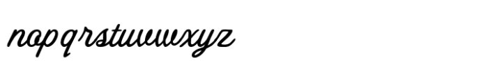 Grunce Coasten Script Font LOWERCASE