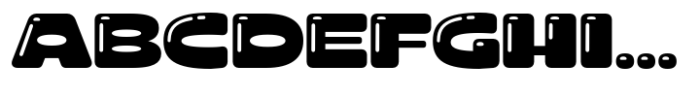 Gruno Bubble Font UPPERCASE