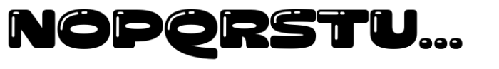 Gruno Bubble Font UPPERCASE