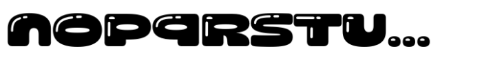 Gruno Bubble Font LOWERCASE