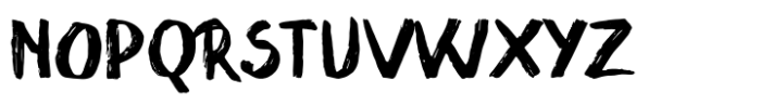 Grusty Brushes Font UPPERCASE