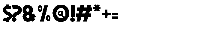 Gruvypop Display Sans Font OTHER CHARS