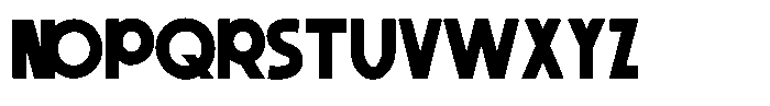 Gruvypop Display Sans Font UPPERCASE