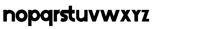 Gruvypop Display Sans Font LOWERCASE