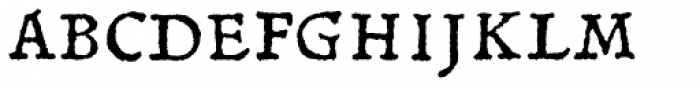 Gryphius MVB Italic Font UPPERCASE