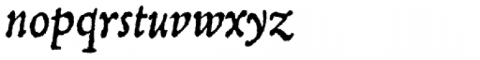 Gryphius MVB Italic Font LOWERCASE