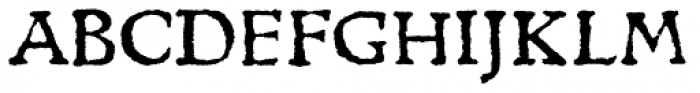 Gryphius MVB Regular Font UPPERCASE