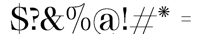 Grafier Variable 6 Font OTHER CHARS