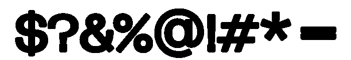 Gramatika Bloated Font OTHER CHARS