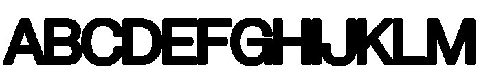 Gramatika Bloated Font UPPERCASE