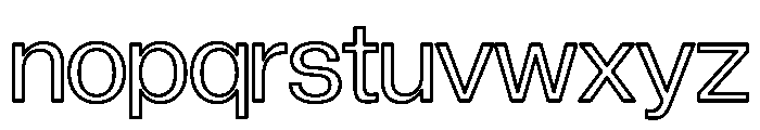 Gramatika Outline Font LOWERCASE