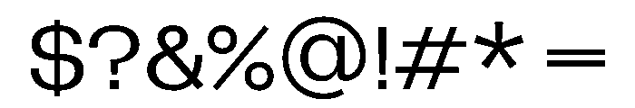 Gramatika Regular C441013c Font OTHER CHARS