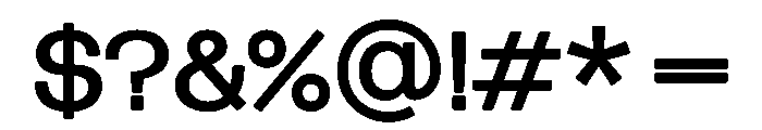 Gramatika SemiBloated Font OTHER CHARS