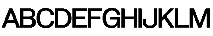 Gramatika SemiBloated Font UPPERCASE