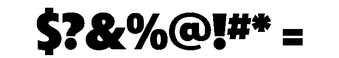 GranbyElephant Regular Font OTHER CHARS