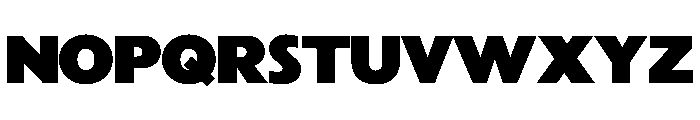 GranbyElephant Regular Font UPPERCASE