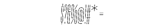 Grandmaster ThinItalic Font OTHER CHARS