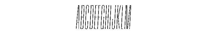 Grandmaster ThinItalic Font UPPERCASE