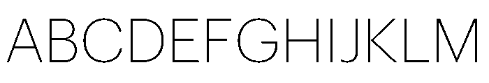 Graphik Arabic Extralight Font UPPERCASE