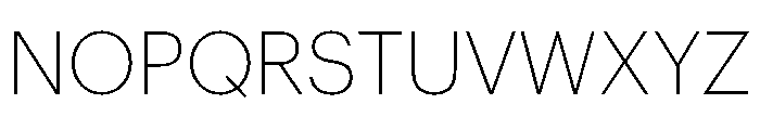 Graphik Arabic Extralight Font UPPERCASE
