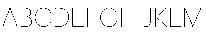 Graphik Arabic Thin Font UPPERCASE