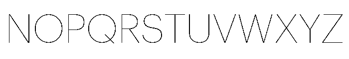 Graphik Arabic Thin Font UPPERCASE