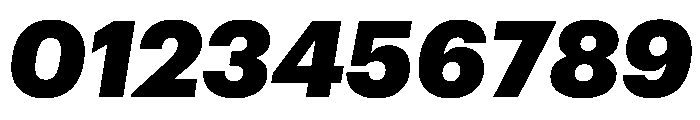 Graphik Armenian Black Italic Font OTHER CHARS