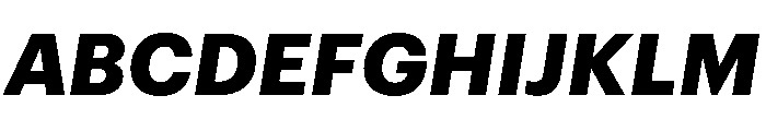 Graphik Armenian Bold Italic Font UPPERCASE