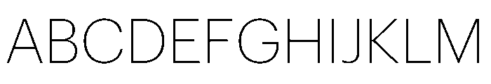 Graphik Armenian Extralight Font UPPERCASE