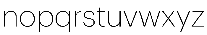 Graphik Armenian Extralight Font LOWERCASE