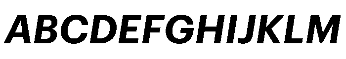Graphik Armenian Semibold Italic Font UPPERCASE