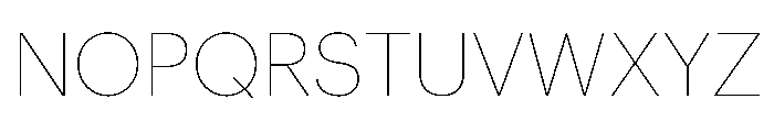 Graphik Armenian Thin Font UPPERCASE