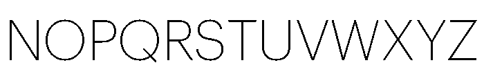 Graphik Bangla Extralight Font UPPERCASE