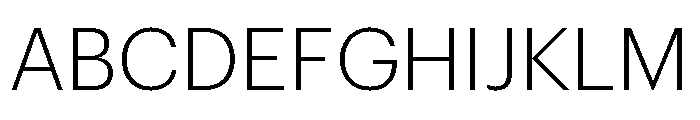 Graphik Bangla Light Font UPPERCASE