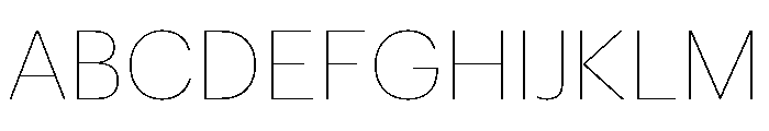 Graphik Bangla Thin Font UPPERCASE