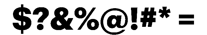Graphik Bold Font OTHER CHARS