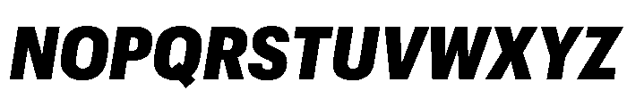 Graphik Compact Black Italic Font UPPERCASE