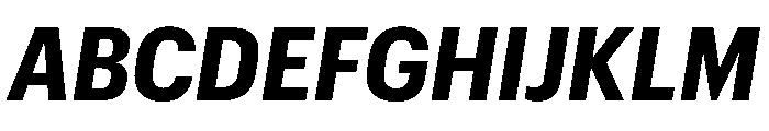 Graphik Compact Bold Italic Font UPPERCASE