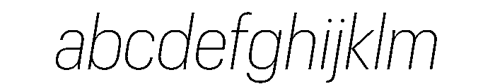 Graphik Compact Extralight Italic FONT