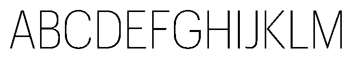 Graphik Compact Extralight Font UPPERCASE