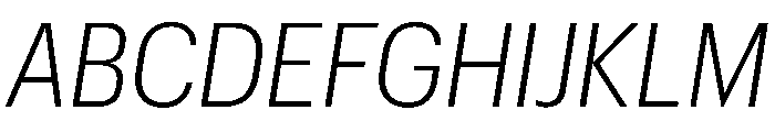 Graphik Compact Light Italic Font UPPERCASE