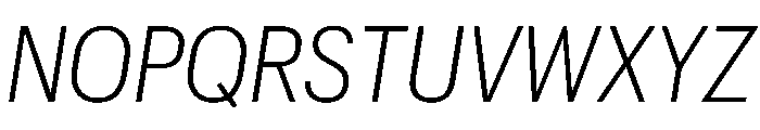 Graphik Compact Light Italic Font UPPERCASE