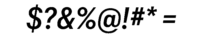 Graphik Compact Medium Italic Font OTHER CHARS