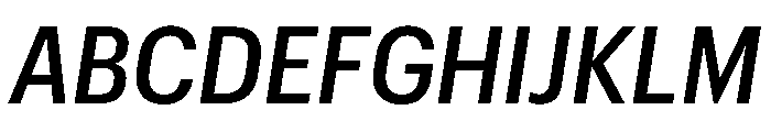 Graphik Compact Medium Italic Font UPPERCASE