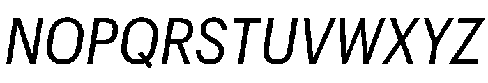 Graphik Compact Regular Italic Font UPPERCASE