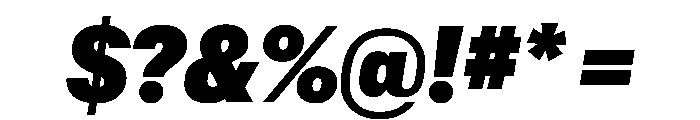 Graphik Compact Super Italic Font OTHER CHARS